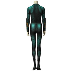Halloweez Mera Jumpsuit Cosplay Costume for Women - Alluring Zentai Bodysuit - Halloweez