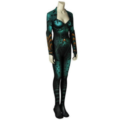Halloweez Mera Jumpsuit Cosplay Costume for Women - Alluring Zentai Bodysuit - Halloweez