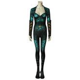 Halloweez Mera Jumpsuit Cosplay Costume for Women - Alluring Zentai Bodysuit - Halloweez
