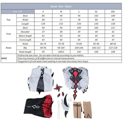 Halloweez Arlecchino Cosplay Costume - Genshin Impact Fatui Servant Snezhnaya Arlecchino Halloween Costumes for Men - Halloweez
