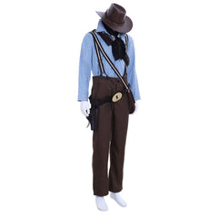 Halloweez Arthur Morgan Cosplay Costume - Authentic Red Dead Redemption 2 Gunslinger Outfit for Adults - Halloweez