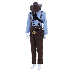 Halloweez Arthur Morgan Cosplay Costume - Authentic Red Dead Redemption 2 Gunslinger Outfit for Adults - Halloweez