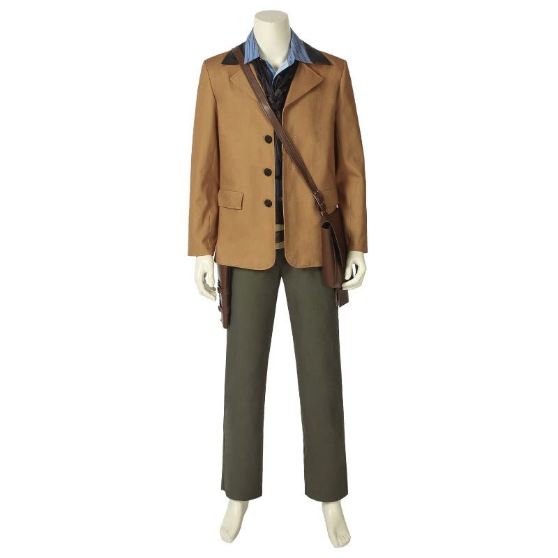 Halloweez Arthur Morgan Cosplay Western Suit for Men – Authentic Denim Battle Outfit with Accessories - Halloweez