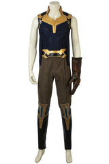 Halloweez Thanos Cosplay Costume - Infinity War Style Vest, Pants, Gloves Set - Halloweez