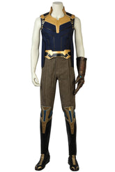 Halloweez Thanos Cosplay Costume - Infinity War Style Vest, Pants, Gloves Set - Halloweez