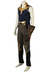 Halloweez Thanos Cosplay Costume - Infinity War Style Vest, Pants, Gloves Set - Halloweez