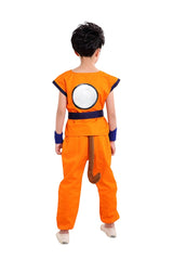 Halloween Children's Dragon Ball Son Goku Boy Turtle Hermit Cosplay Anime Costume - Halloweez