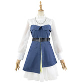 BanG Dream! mygo!!! Shiina Taki Cosplay Costume Anime Denim Dress Set - Halloweez