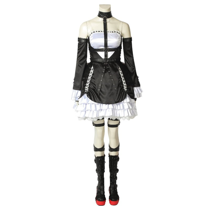 Halloweez Marie Rose Cosplay Costume - Dead Alive 6 Inspired Fancy Dress with Shoes - Halloweez
