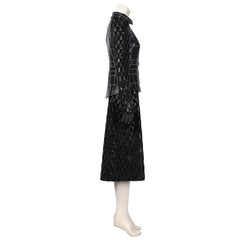 Halloweez Cruella Deville Women's Halloween Costume with Black Leather Jacket and Wig - Halloweez