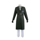 Attack on Titan Survey Corps Cosplay Costume Full Set Military Green Coat Cloak Robe - Halloweez