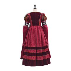 The Tudors Rose Pink Gown Cosplay Costume – Elegant Historical Dress - Halloweez