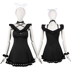 vtuber Houshou Marine Cosplay Costume Anime Game Hooded Women's Outfit for Autumn Winter - Halloweez