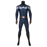 Halloweez Captain America Winter Soldier Digital Printed Cosplay Costume for Enthusiasts & Events - Halloweez