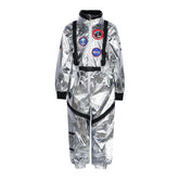 European & American New Halloween Couple's "The Wandering Earth" Style Space Suit Costume, Parent-Child Astronaut Stage Outfit for Men and Women - Halloweez