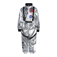 European & American New Halloween Couple's "The Wandering Earth" Style Space Suit Costume, Parent-Child Astronaut Stage Outfit for Men and Women - Halloweez