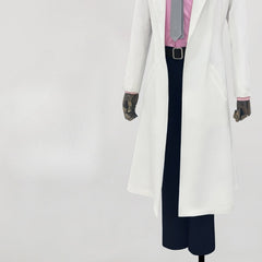 Gintama Ginpachi Sensei Sakata Gintoki White Lab Coat Cosplay Costume