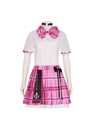 Virtual VTuber Minato Aqua Cosplay School Uniform Lolita J Uniform Student Outfit - Halloweez