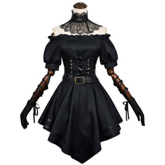 Grok Companion Ani Gothic Lolita Dress Cosplay Costume for AI Virtual Girlfriend - Halloweez