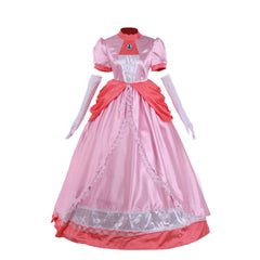 Charming Pink Sweet Princess Peach Cosplay Costume for Women | Game Cosplay Series by Halloweez - Halloweez