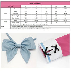Halloweez Danganronpa Miu Iruma Cosplay Costume Women Pink School Uniform Halloween Set - Halloweez