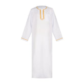 Arabic Robe Middle East Embroidery Men's Muslim Clothing Halloween Cosplay Party Costume - Halloweez