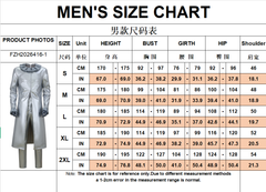 JoJo's Bizarre Adventure Steel Ball Run Funny Valentine Silver Trench Coat Full Cosplay Costume Set - Halloweez