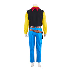 Lucky Luke Cowboy Cosplay Costume – Authentic Wild West Outfit for Fans - Halloweez