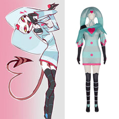 Hell Hotel Fizzarolli Cosplay Costume Hazbin Hotel Fizzarolli Dress Stage Performance Clothing - Halloweez