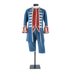 Elegant Halloweez Royal Blue Victorian Military Uniform - Custom Civil War Guard Costume - Halloweez