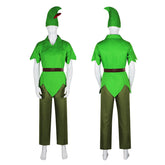 Peter Pan Tinker Bell Cosplay Costume Green Fairy Outfit for Halloween and Stage Performance - Halloweez