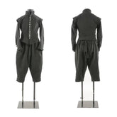 Men’s 1600s Victorian Gothic Steampunk Costume - Civil War Uniform Jacket & Vest Set | Halloweez Medieval Series - Halloweez