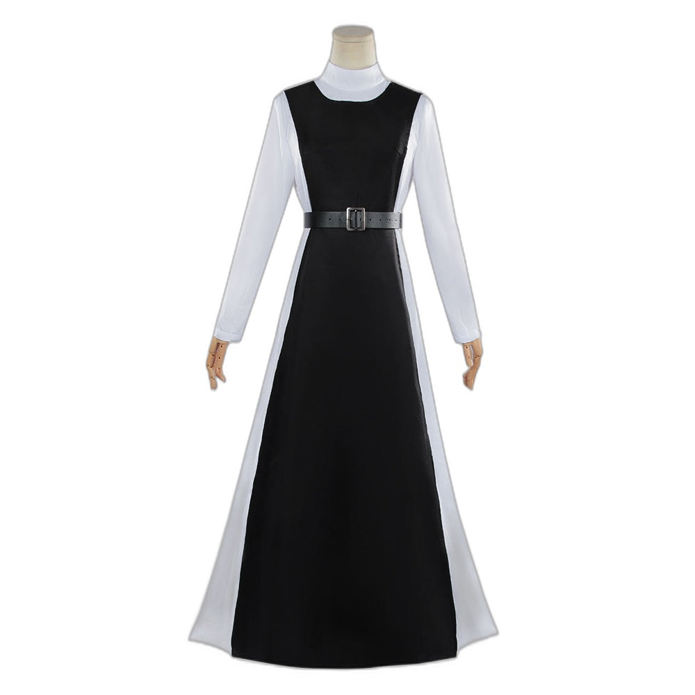 Flawless Nun Cosplay Costume Halloween Role Play Virgin Mary Anime Clothing - Halloweez