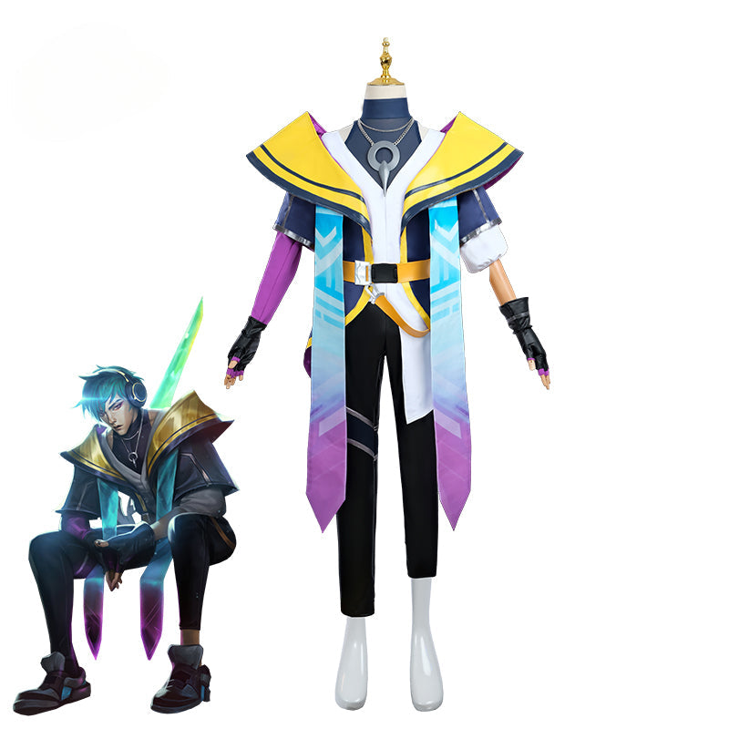 Stunning Aphelios Cosplay Costume from Halloweez for Men and Women - Complete Halloween Set with Mask - Halloweez