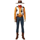 Halloweez Adult Woody Cowboy Sheriff Costume - Cosplay Fancy Dress Halloween Outfit - Halloweez