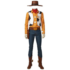 Halloweez Adult Woody Cowboy Sheriff Costume - Cosplay Fancy Dress Halloween Outfit - Halloweez