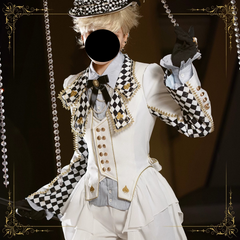 Alice in Wonderland White Rabbit Tailcoat Cosplay Jacket Custom for Halloween & Expo