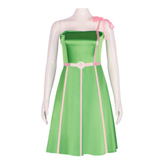 Bbie Green Dress Cosplay Costume for Halloween and Role Play - Halloweez