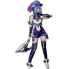 Halloweez Star Guardian Akali Cosplay Costume for Women - Sexy Set for Halloween and Christmas Parties - Halloweez