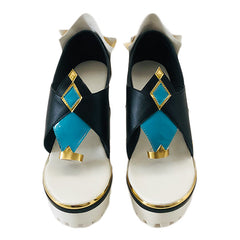 Genshin Impact Shenhe Cosplay Shoes High Heels for Anime Conventions and Performances - Halloweez