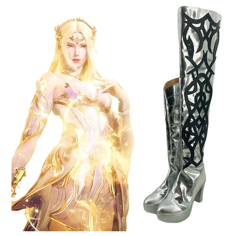 Douluo Continent Hu Liena Qian Renxue Cosplay Shoes for Comic Conventions - Halloweez