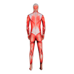 Attack on Titan Colossal Titan Muscle Suit Jumpsuit Cosplay Halloween Costume - Halloweez