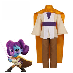 Star Wars Young Jedi Adventures Lys Nubs Cosplay Costume for Kids Halloween Role Play - Halloweez