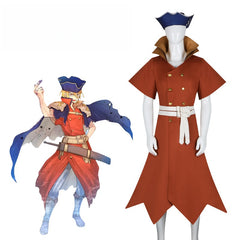 Dr.Stone Seven Seas Ryusui Cosplay Coat with Hood Halloween Costume - Halloweez