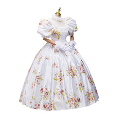 Rococo Style Dress Cosplay Costume – Elegant Anime-Inspired Outfit - Halloweez