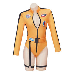 Halloweez Beatrix Kiddo Costume - Women's Kill Bill Cosplay Bodysuit Jumpsuit - Halloweez