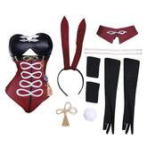 Halloweez Genshin Impact Beidou Bunny Girl Costume Sexy Women Jumpsuit Original Cosplay Costume Full Set - Halloweez