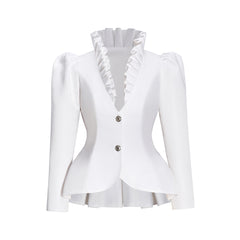 Edward White Coat Cosplay Costume - Anime-Inspired Outfit for Fans & Collectors - Halloweez