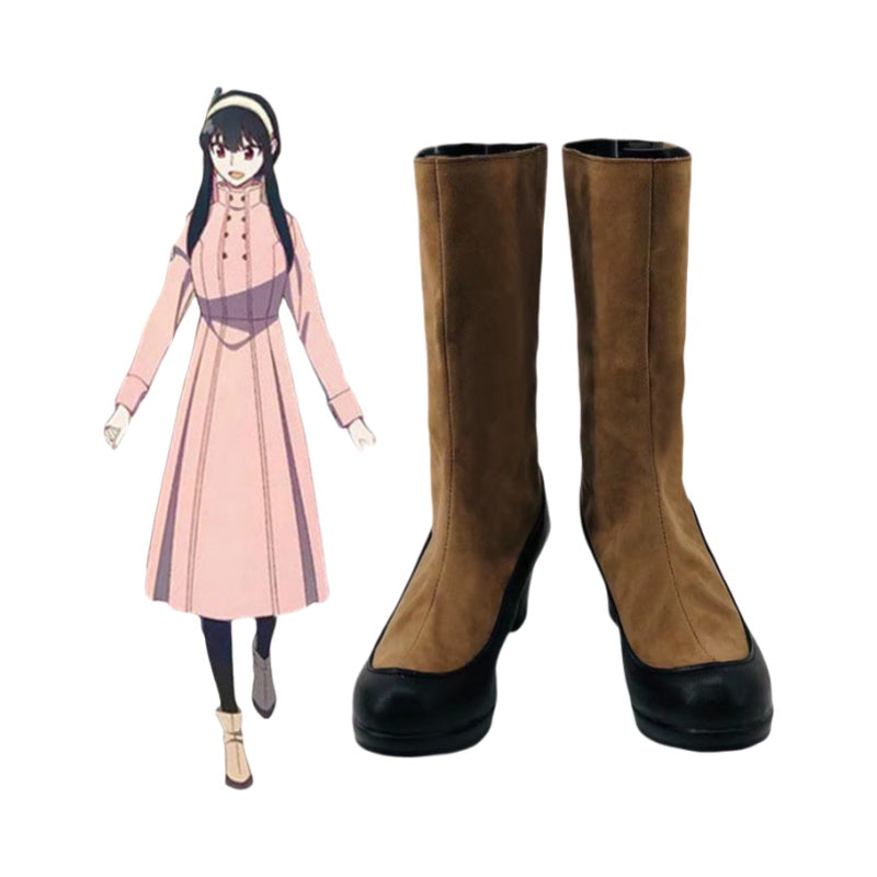 Spy x Family Heroine Yor Cos Shoes - Anime Exhibition 2D Prop Shoes - Halloweez