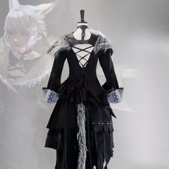 Y'shtola Shadow Witch Cosplay Costume Final Fantasy XIV, Custom Outfit for Halloween & Comic Con